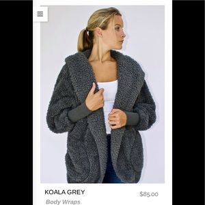 NEW Nordic Beach Body Wrap Jacket - Koala Grey
